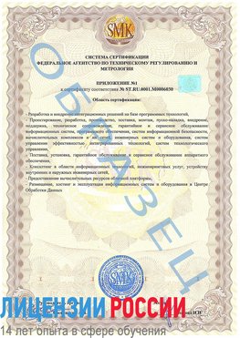 Образец сертификата соответствия (приложение) Железнодорожный Сертификат ISO 27001